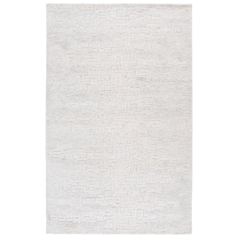 Harvest 3 ft. x 5 ft. Silver/Ivory Solid Color Area Rug price history on PriceWatchPro
