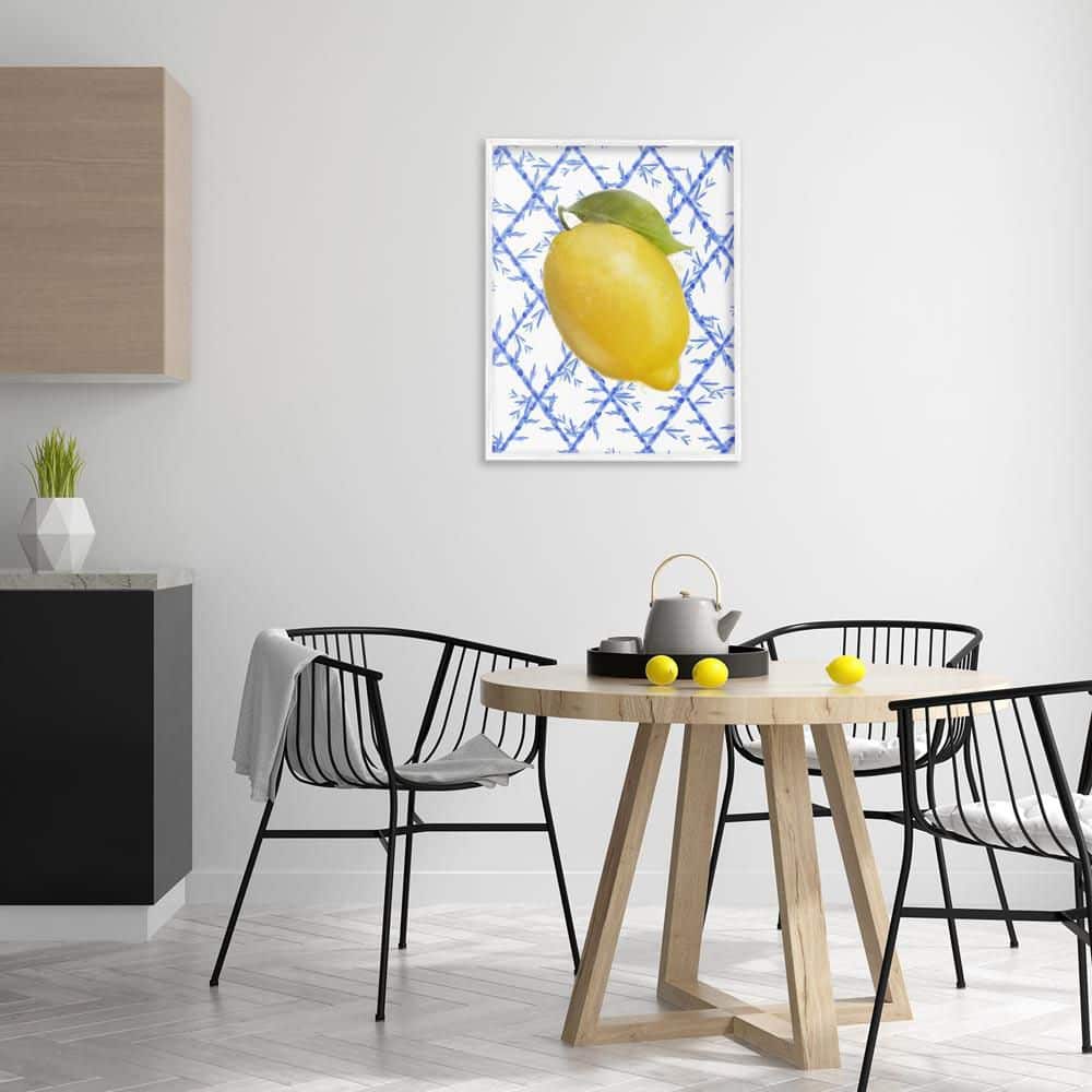 Lemon Over Bamboo Vines by Matthew Piotrowicz White Framed Food Giclee Art Print 30 in. x 24 in. price history on PriceWatchPro