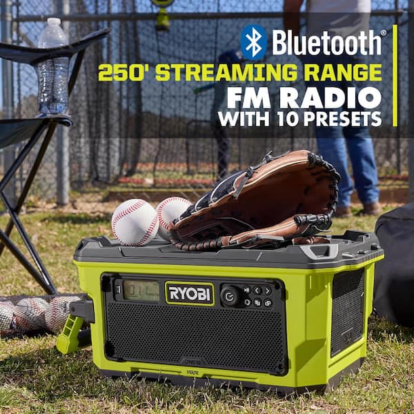 RYOBI ONE+ 18V Hybrid VERSE LINK Stereo and WHISPER SERIES 7-1/2
