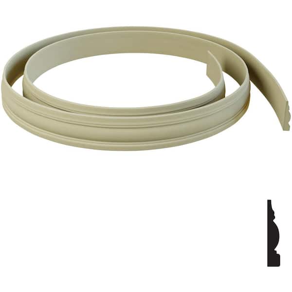 Ekena Millwork 11/16 in. x 144 in. x 3 1/2 in. Resin Casing Flexible Moulding