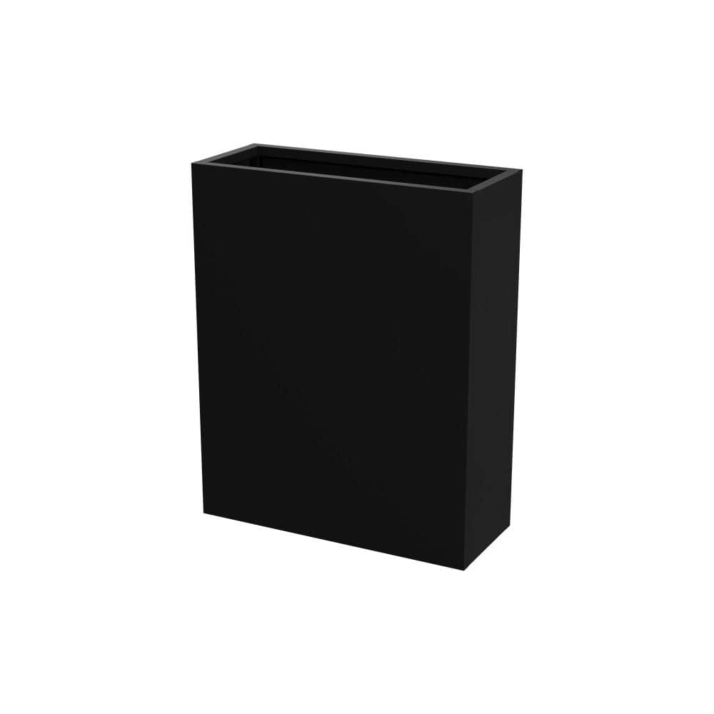 30 in. H x 24 in. L Black Metal Rectangular Planter Box price history on PriceWatchPro