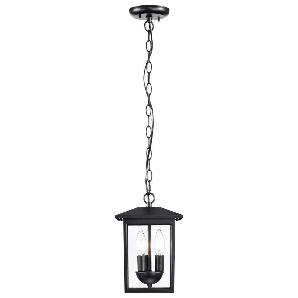 Matte Black Jamesport 7.5" Outdoor Incandescent Glass Light