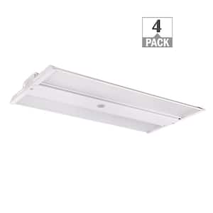 2 ft. 400W Equivalent 17,000-23,500 Lumens Compact Linear Integrated LED Dimmable White High Bay Light 4000K (4-Pack)