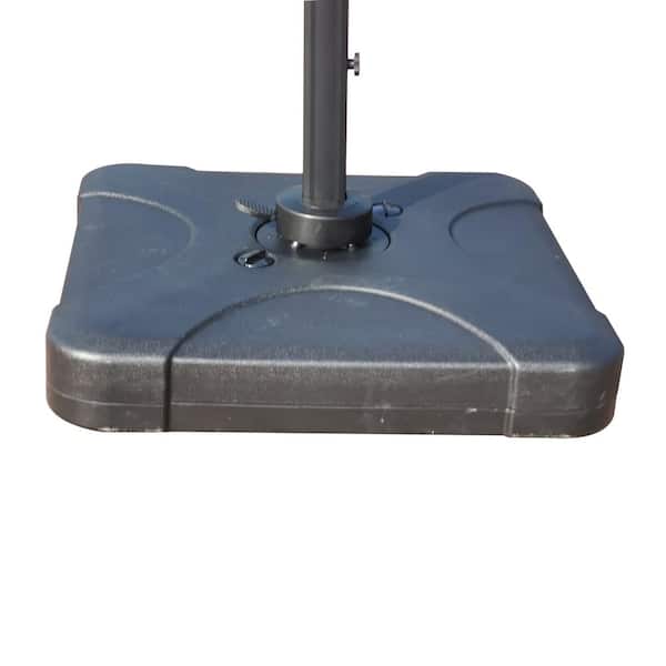 Afoxsos 11 ft. Aluminum Patio Umbrella Base in Black