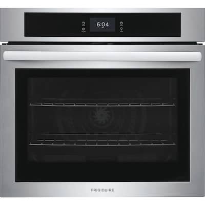 30 in. Single Electric Wall Oven with Fan Convection in Stainless Steel