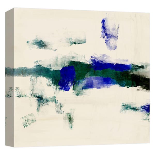 PTM Images "Green Mist'' Canvas Abstract Wall Art 15 in. x 15 in.