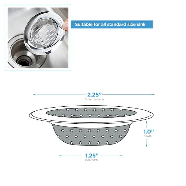 OXO 2-in-1 Silicone Sink Strainer with Stopper