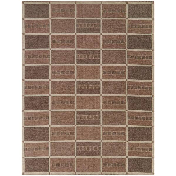 BALTA Damaso Copper 5 ft. x 7 ft. Geometric Area Rug