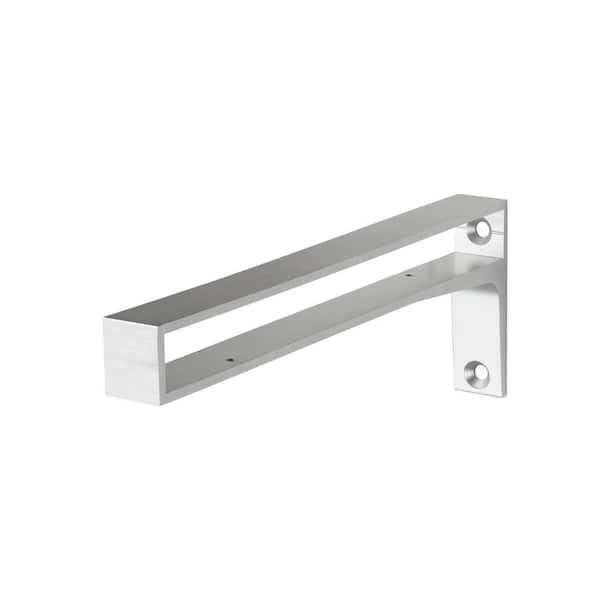 Sumo Belt 4.3 in. Silver Aluminum Sumo Shelf Support (Set of 2)
