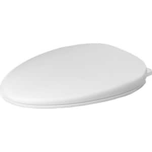No.1 PRO Elongated Closed Front Toilet Seat in White