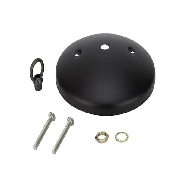 Aspen Creative Corporation 5 in. Oil Rubbed Bronze Modern Canopy Kit (1-Pack)