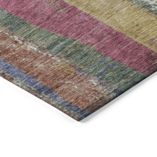Chantille Machine Washable Indoor/Outdoor Abstract ACN1910 Blush 3 ft. x 4 ft. Area Rug