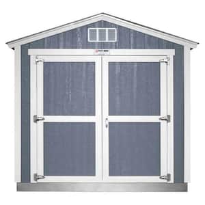 Installed The Tahoe Series Tall Ranch 8 ft. x 12 ft. x 8 ft. 6 in. Painted Wood Storage Building Shed