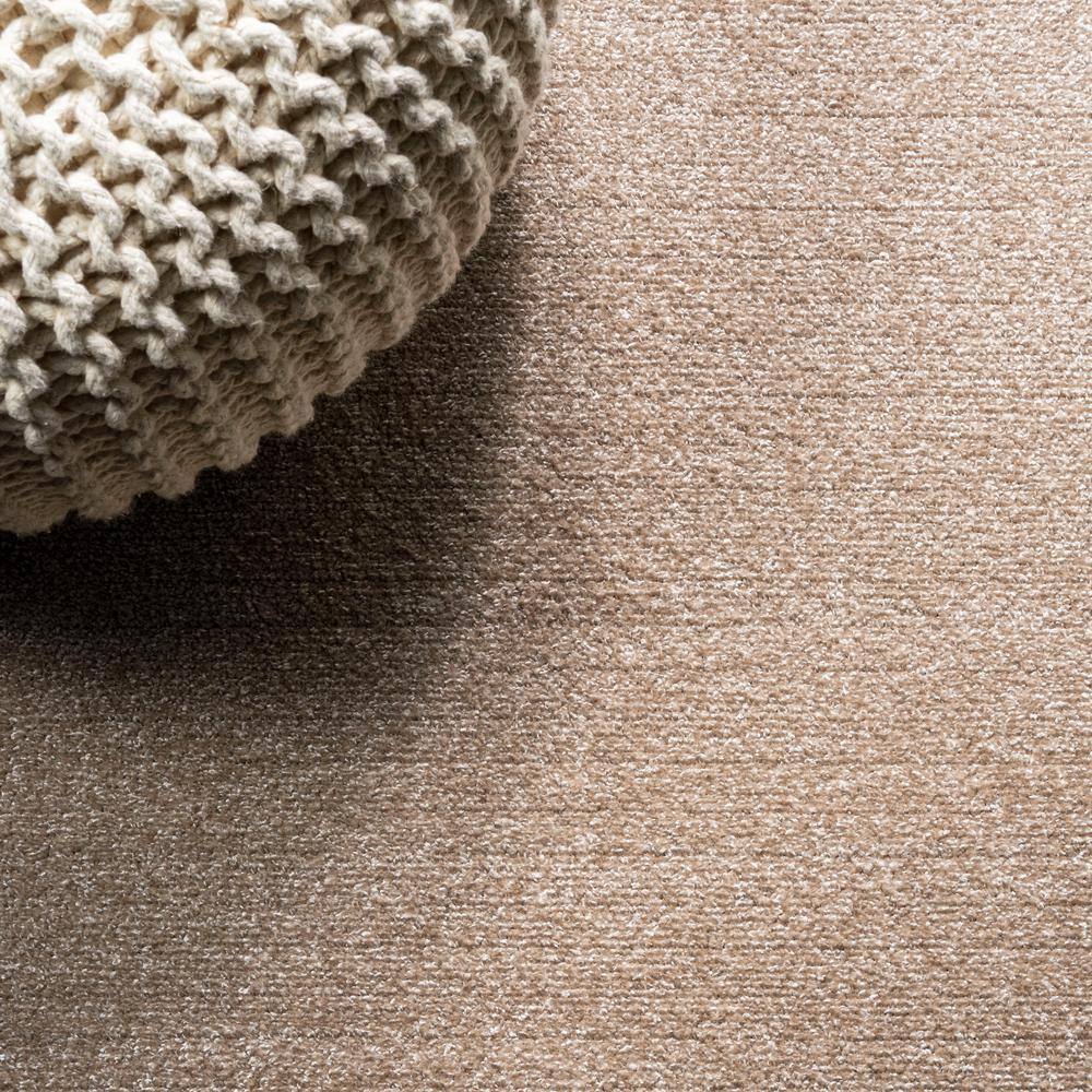 Beige Low-Pile Synthetic Reversible Area Rug, 3 x 5 ft