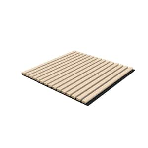 4/5 in. x 23.6 in. x 23.6 in. 3D Acoustic MDF Decorative Faux Wood Wall Panel (11-Boxes/Pallet) Covers: 170.5 sq. ft.