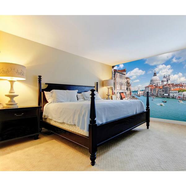 Brewster 118 in. x 98 in. Grand Canal Wall Mural