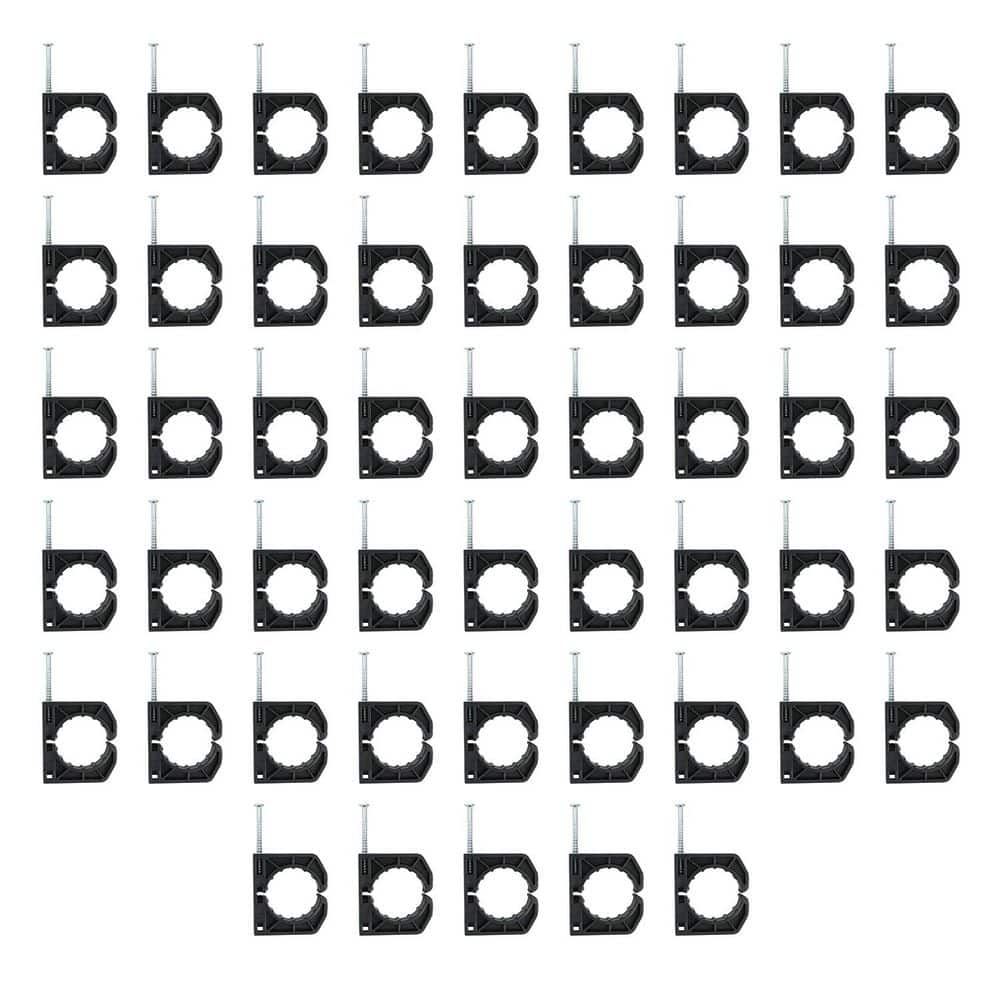 1 in. Polyethylene Full Clamp J-Hook with Nail for PEX Tubing Piping Support (50-Pack) price history on PriceWatchPro