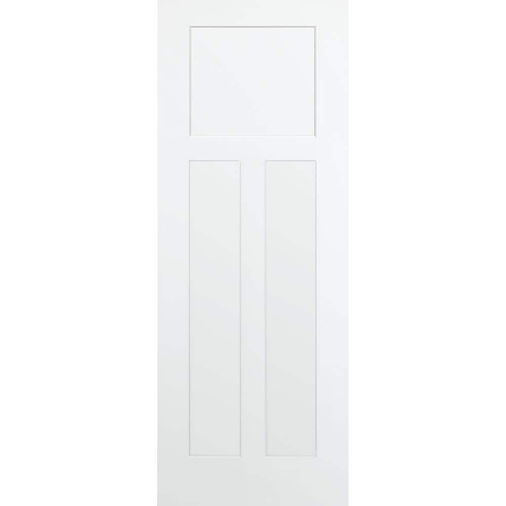 MA300 - MAHOGANY 3 PANEL SQUARE TOP INTERIOR DOOR (1-3/4)