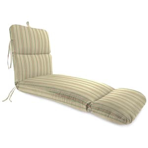 74 in. L x 22 in. W x 5 in. T Outdoor Chaise Lounge Cushion in Owen Raffia