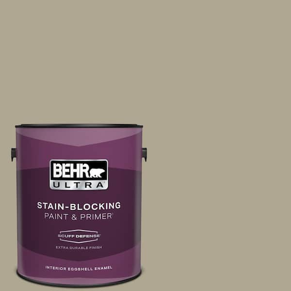 BEHR ULTRA 1 gal. #PPU8-19 Stone Walls Extra Durable Eggshell Enamel Interior Paint & Primer