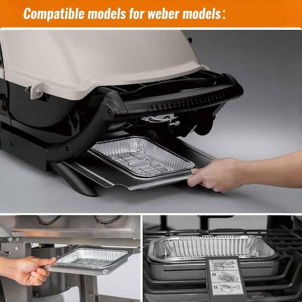 8.5 in. x 6 in. Aluminum Foil Drip Pans with Disposable and Compatibility for Outdoor, BBQ and Grills (20-Pack)