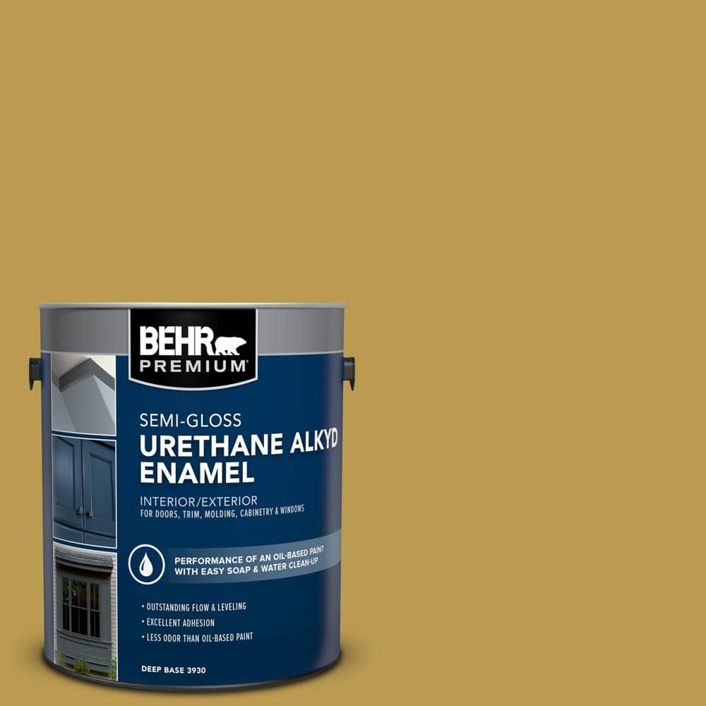 1 gal. #M320-6 Tangy Green Urethane Alkyd Semi-Gloss Enamel Interior/Exterior Paint price history on PriceWatchPro