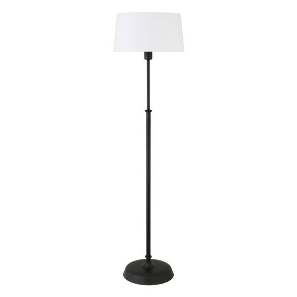 Meyer Cross 60 75 In Blackened Bronze Floor Lamp Fl0425 The Home Depot Blackened Bronze Floor Lamp, Flower Floor Lamp Home Depot