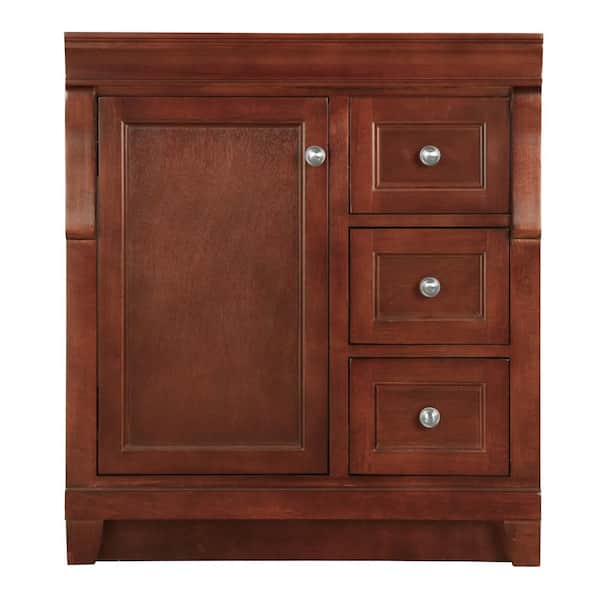 Home Decorators Collection Naples 30 in. W x 21.63 in. D x 34 in. H Bath Vanity Cabinet without Top in Tobacco