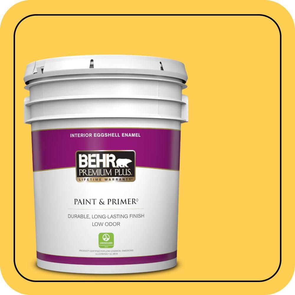 5 gal. #T16-05 Canary Diamond Eggshell Enamel Low Odor Interior Paint & Primer price history on PriceWatchPro