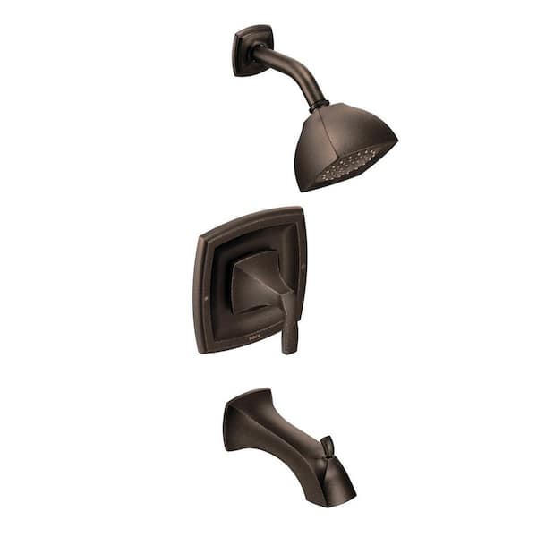 MOEN Voss Single Handle Tub and Shower Trim in Oil Rubbed Bronze Valve Not Included