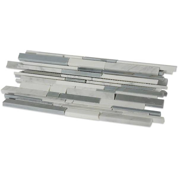 Ivy Hill Tile Kansas Topeka 2 in. x .39 in. Polished Marble Tile Sample
