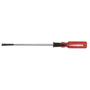 3/16 in. Slotted Screw-Holding Flat Head Screwdriver with 8 in. Round Shank