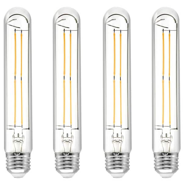 75-Watt Equivalent T10 Household Indoor LED Light Bulb in Cool White (4-Pack)