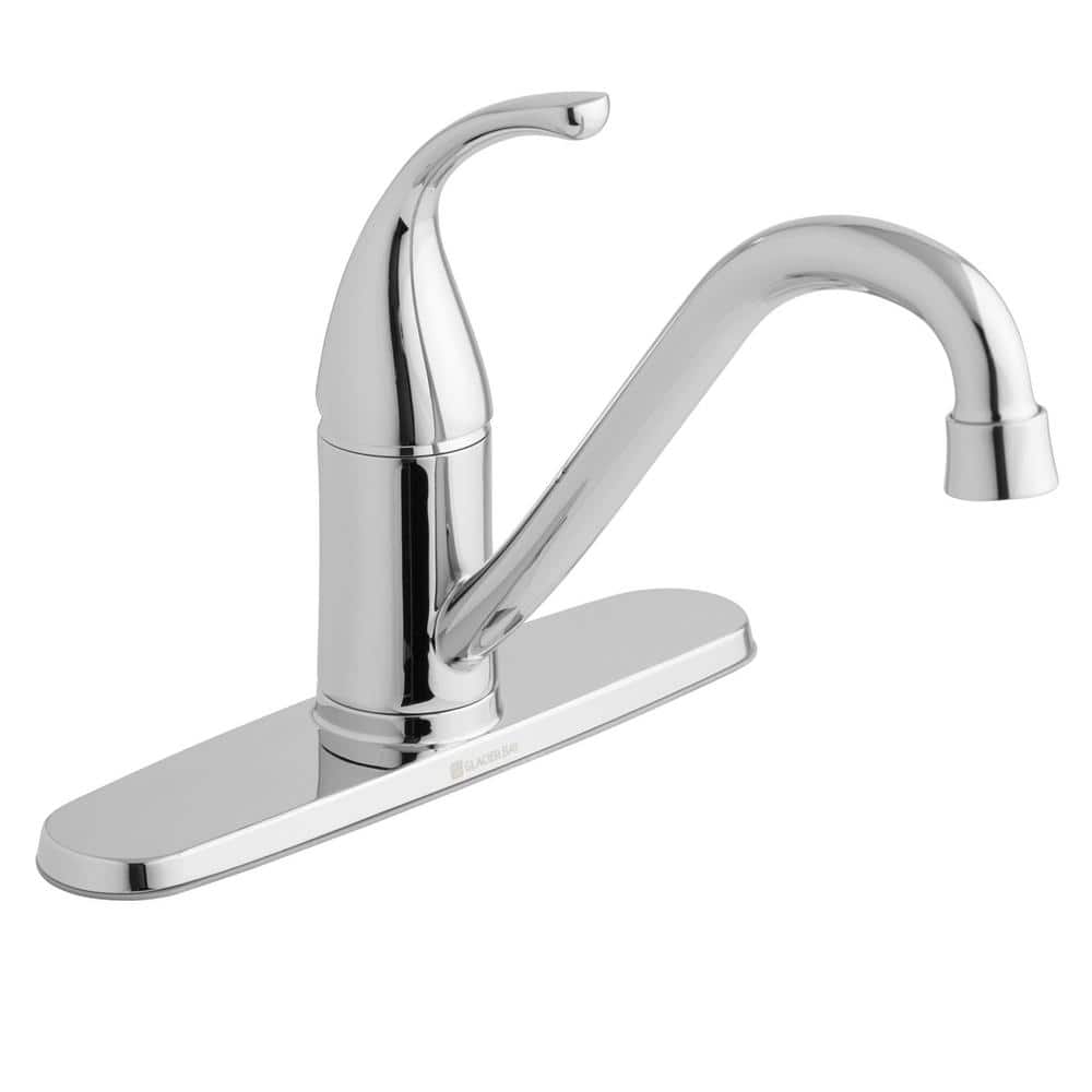 Builders Single-Handle Standard Kitchen Faucet in Polished Chrome