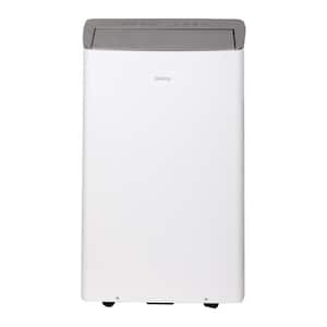 12,000 BTU Portable Air Conditioner Cools 600 Sq. Ft. with Remote Control in White