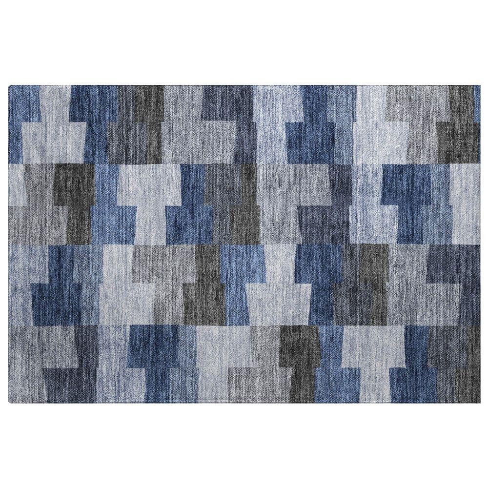 Dream Shag Premium Machine Washable Abstract ADS659 Blue 2 ft. x 3 ft. Accent Rug price history on PriceWatchPro