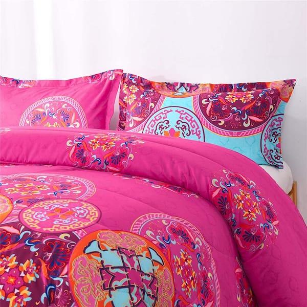 rose pillow shams