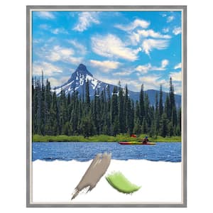 Theo Grey Narrow Wood Picture Frame Opening Size 22 x 28 in.