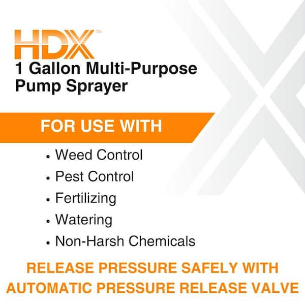 1 Gallon Multi-Purpose Lawn and Garden Pump Sprayer