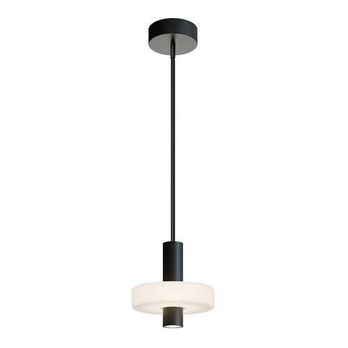 Sydney 21-Watt Light Black Shaded Integrated LED Pendant Light