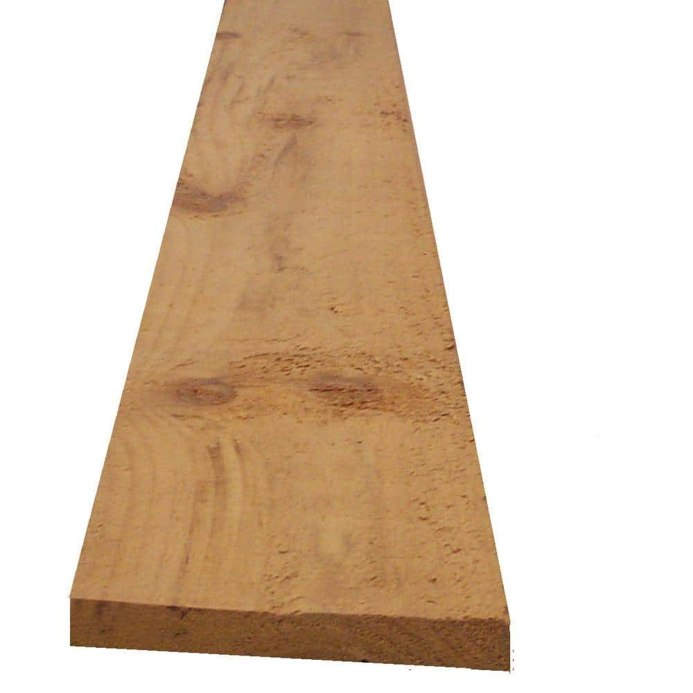 1 In. X 4 In. X 8 Ft. Rough Sawn Spruce Fascia Board-0072108 - The Home ...