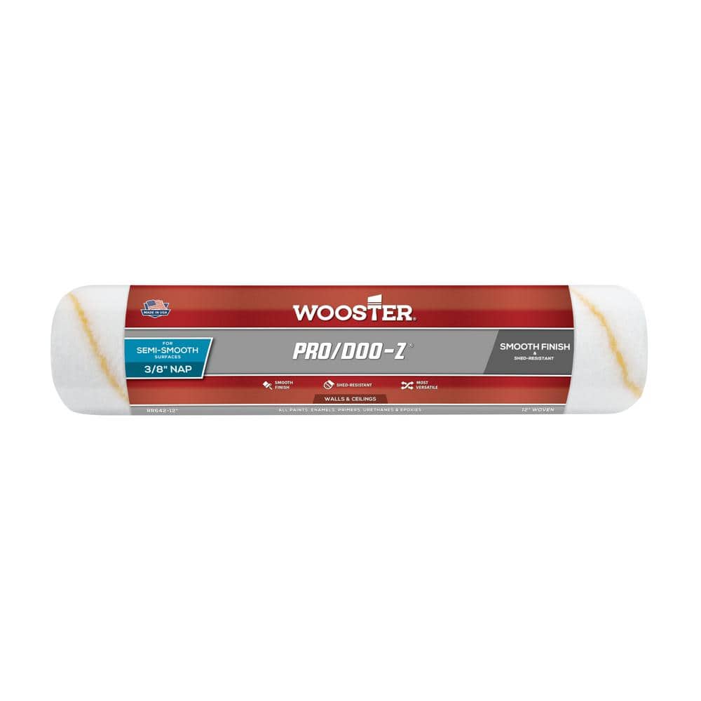 Wooster 12 in. x 3/8 in. Pro/DooZ HighDensity Woven Roller Cover