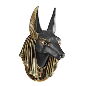 15 in. x 10 in. Anubis, the Jackal God Wall Sculpture