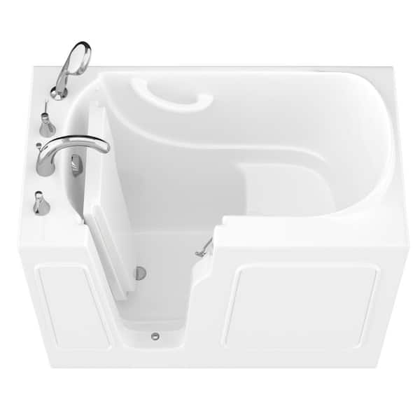 Universal Tubs HD Series 26 in. x 46 in. LD Walk-In Soaking Bathtub in White