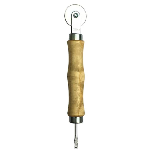Wood Screen Rolling Tool Screen Accessory with Flat End
