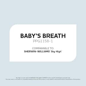 Baby'S Breath PPG1158-1 Paint - Comparable to SHERWIN WILLIAMS' Sky High