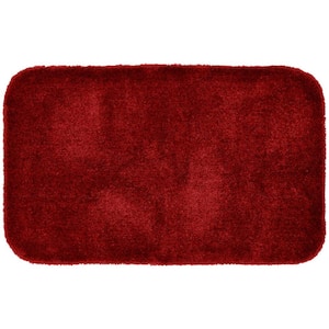Finest Luxury Chili Pepper Red 24 in. x 40 in. Washable Bathroom Accent Rug