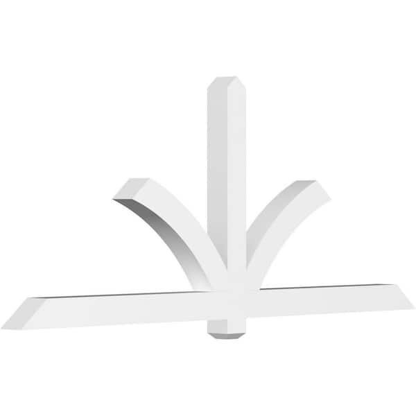 Ekena Millwork Redmond 84 in. W x 35 in. H x 4 in. D Signature Polyurethane Bracket