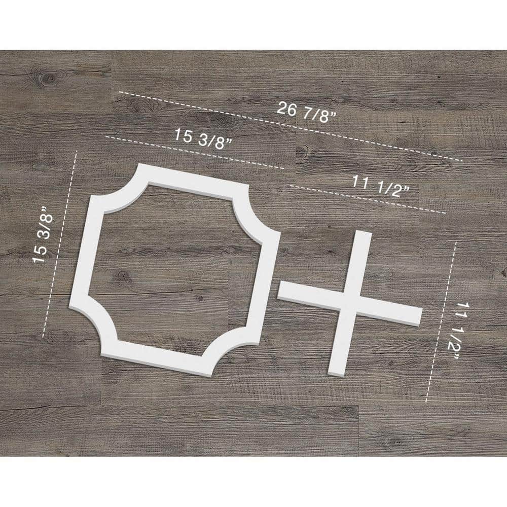 Medium White PVC Decorative Fretwork Wall Panels