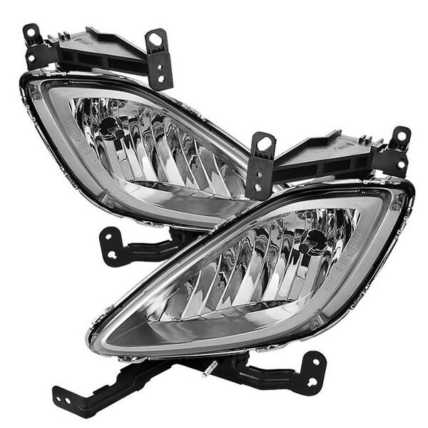 Clear Front Bumper Fog Lights Lamps+Wiring+Switch for 2011-2013 Hyundai Elantra